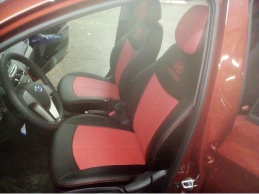 Авточехлы на Hyundai Solaris