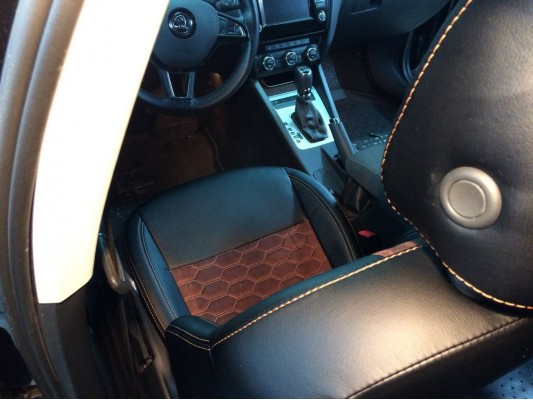 Каркасные авточехлы на Skoda Octavia A7