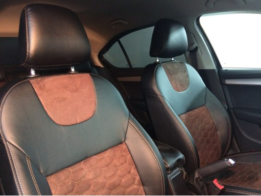 Каркасные авточехлы на Skoda Octavia A7