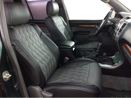 Каркасные авточехлы на Toyota Land Cruiser Prado 120